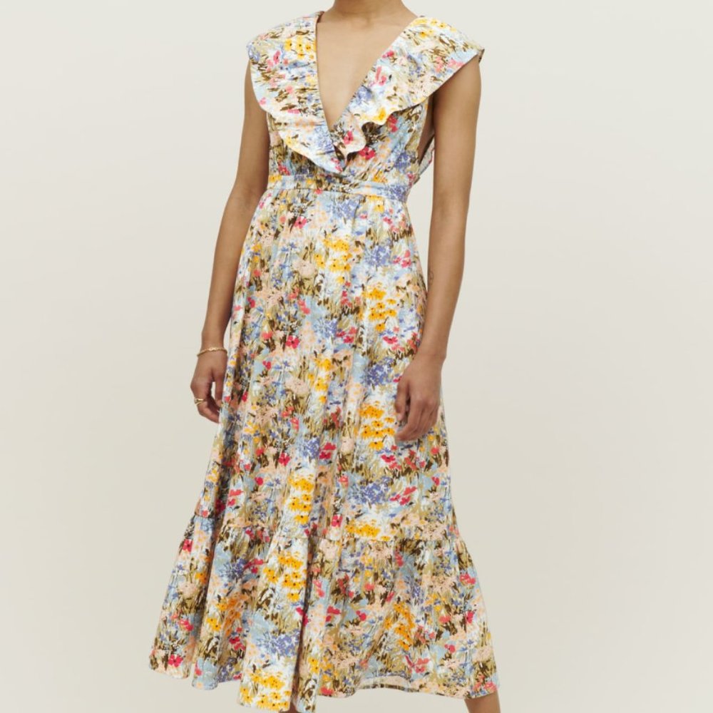 Reformation Reina Dress - Countryside, Side 8 NWT - Unopened